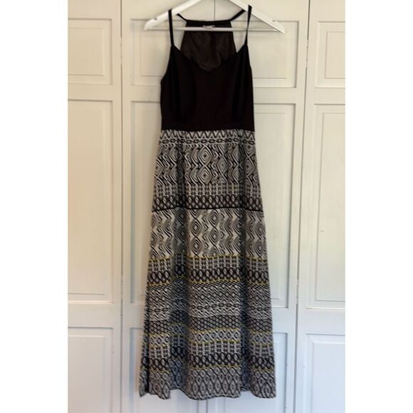 J.crew black and white Aztec print maxi dress size 4petite - Picture 2 of 9